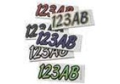 Kawasaki Hardline Block Registration Number Kits